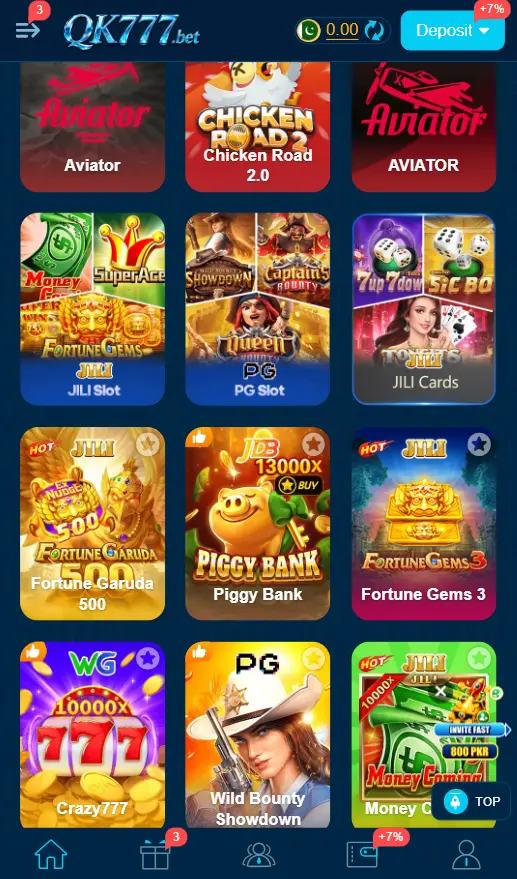 QK777.bet Game deposit and withdrawal guide
