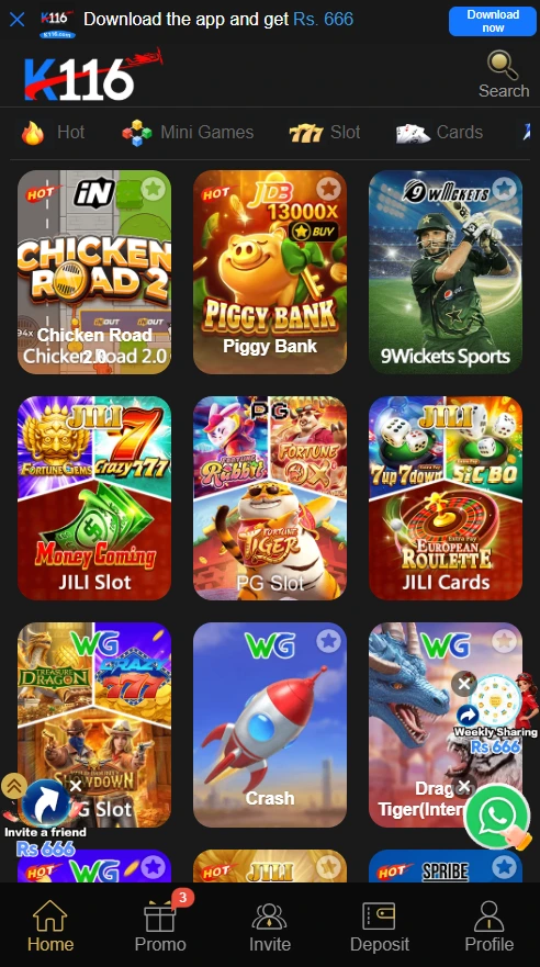 K116 Game